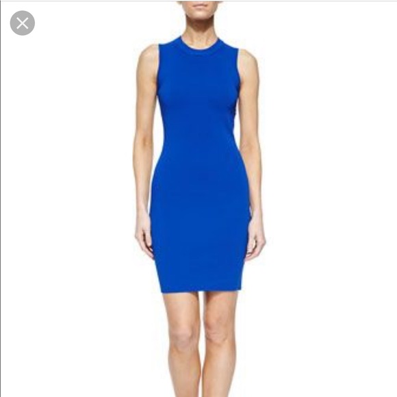 alexander wang blue dress
